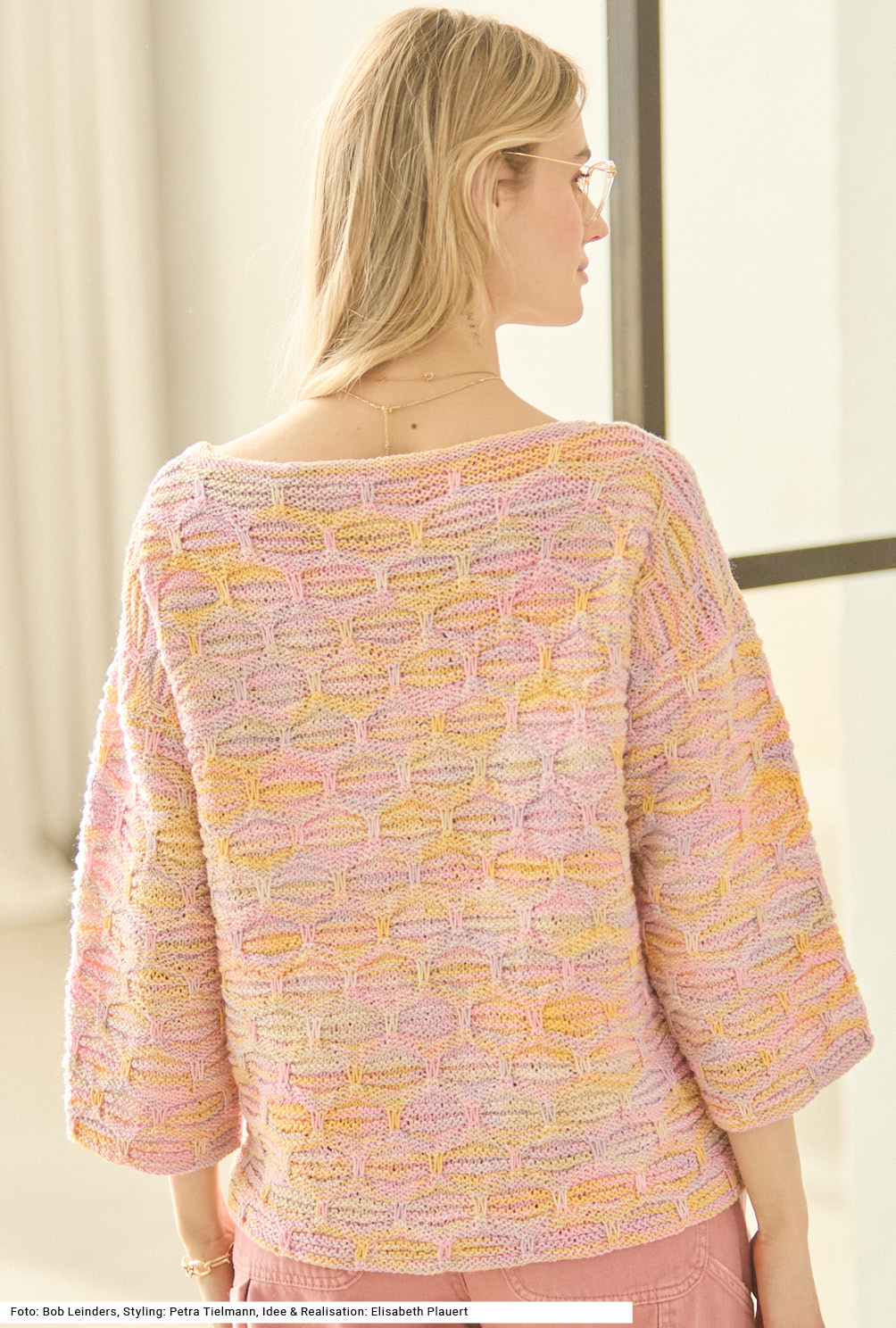 Modellansicht Bild 5: Pullover mit Hebemaschenmuster