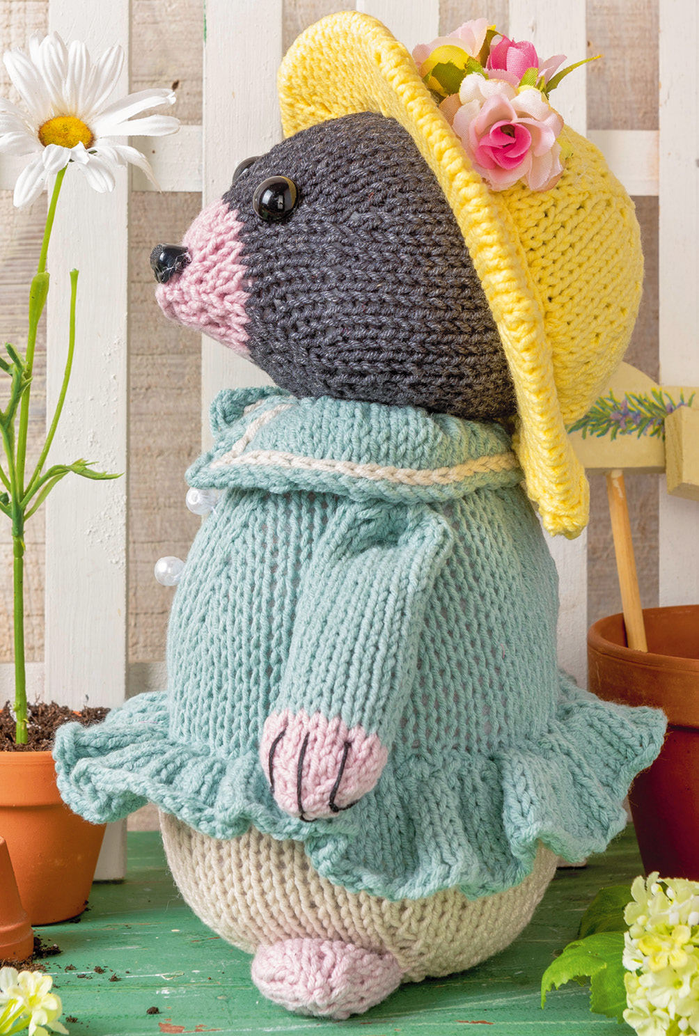 Modellansicht Bild 5: Gestrickte Dekofiguren: Herr und Frau Maulwurf