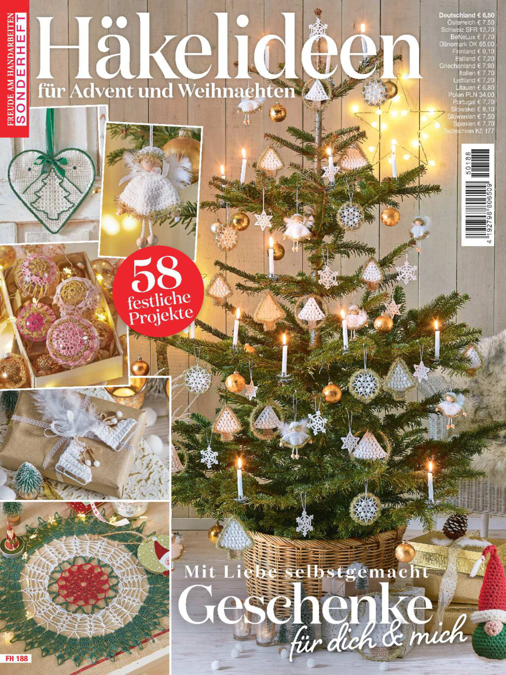 Magazin Produktbild: Freude am Handarbeiten SH FH 188 - Häkelideen für Advent und Weihnachten