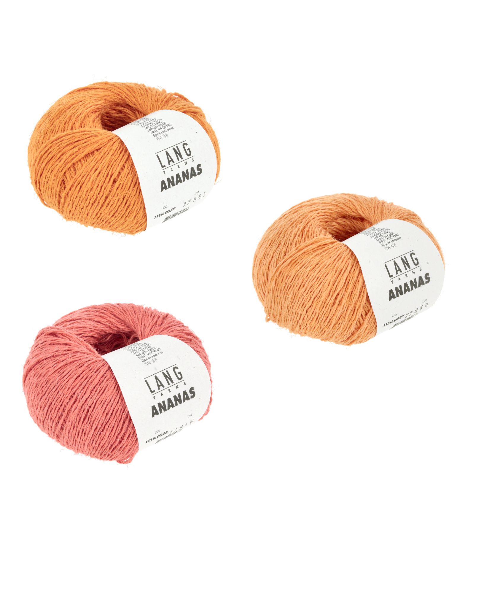 Garn Collage SAB25008M004-SET orange-apricot-lachs