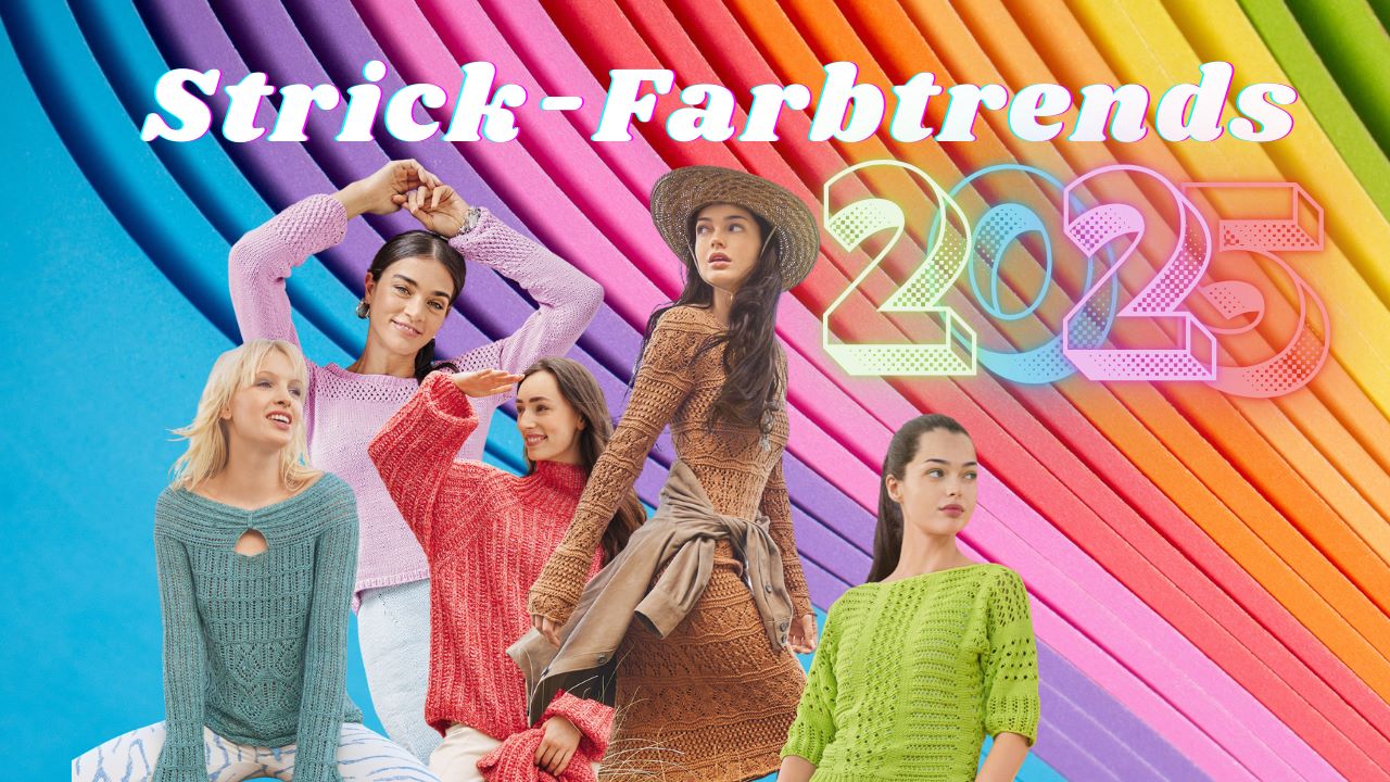 Leuchtende Strickpullis in verschiedenen Mustern; modisch und handgefertigt, verkörpert DIY-Eleganz.