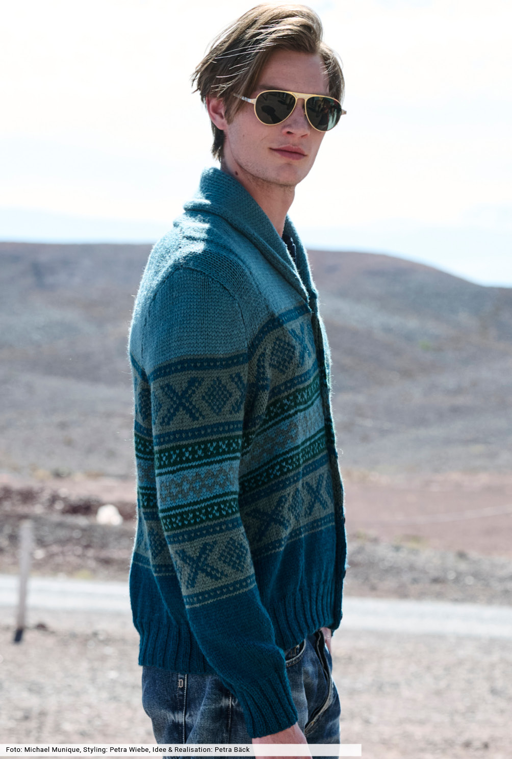 Modellansicht Bild 4: Jacquardmuster-Jacke