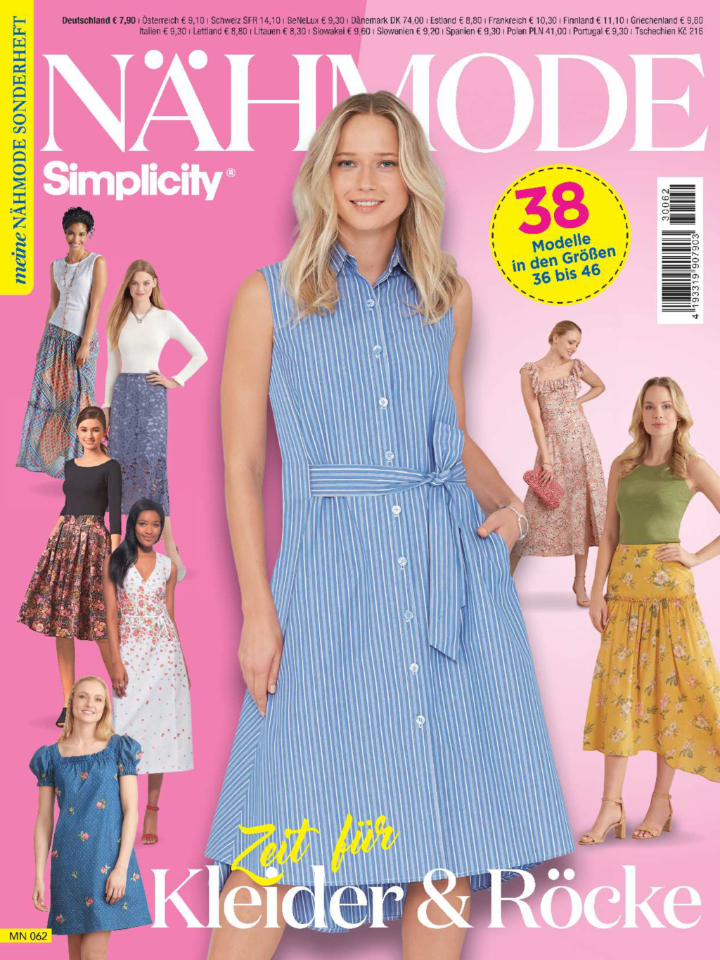 Sparpaket Produktbild: Näh Bundle NBu36/23: Diana Moden 23 088 + 22 084 + Nähtrends 20 008 + Meine Nähmode SH MN 062