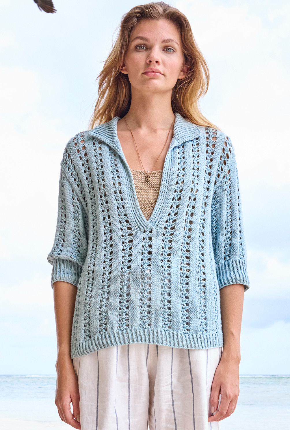 Modellansicht Bild 5: Sommerliches Polo-Shirt