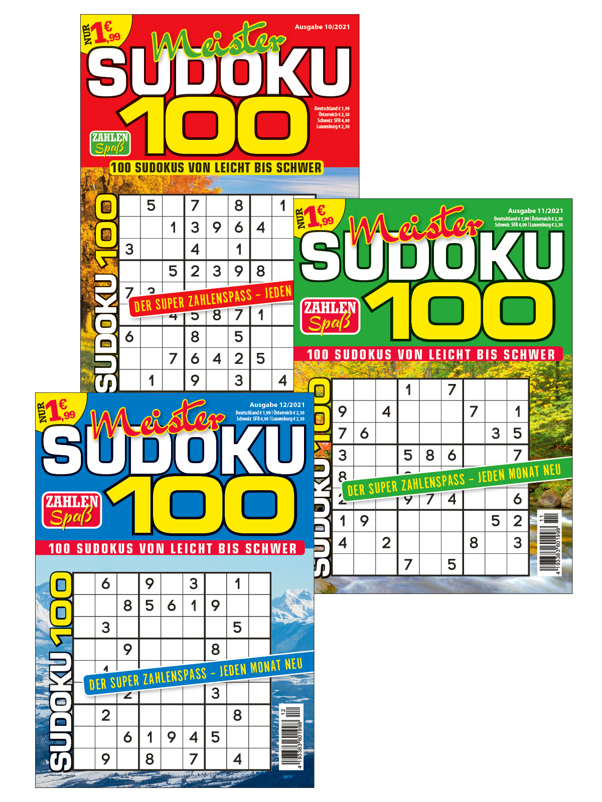 Rätsel Bundle RBu01/22: Zahlenspaß 21 010 + 21 011 + 21 012