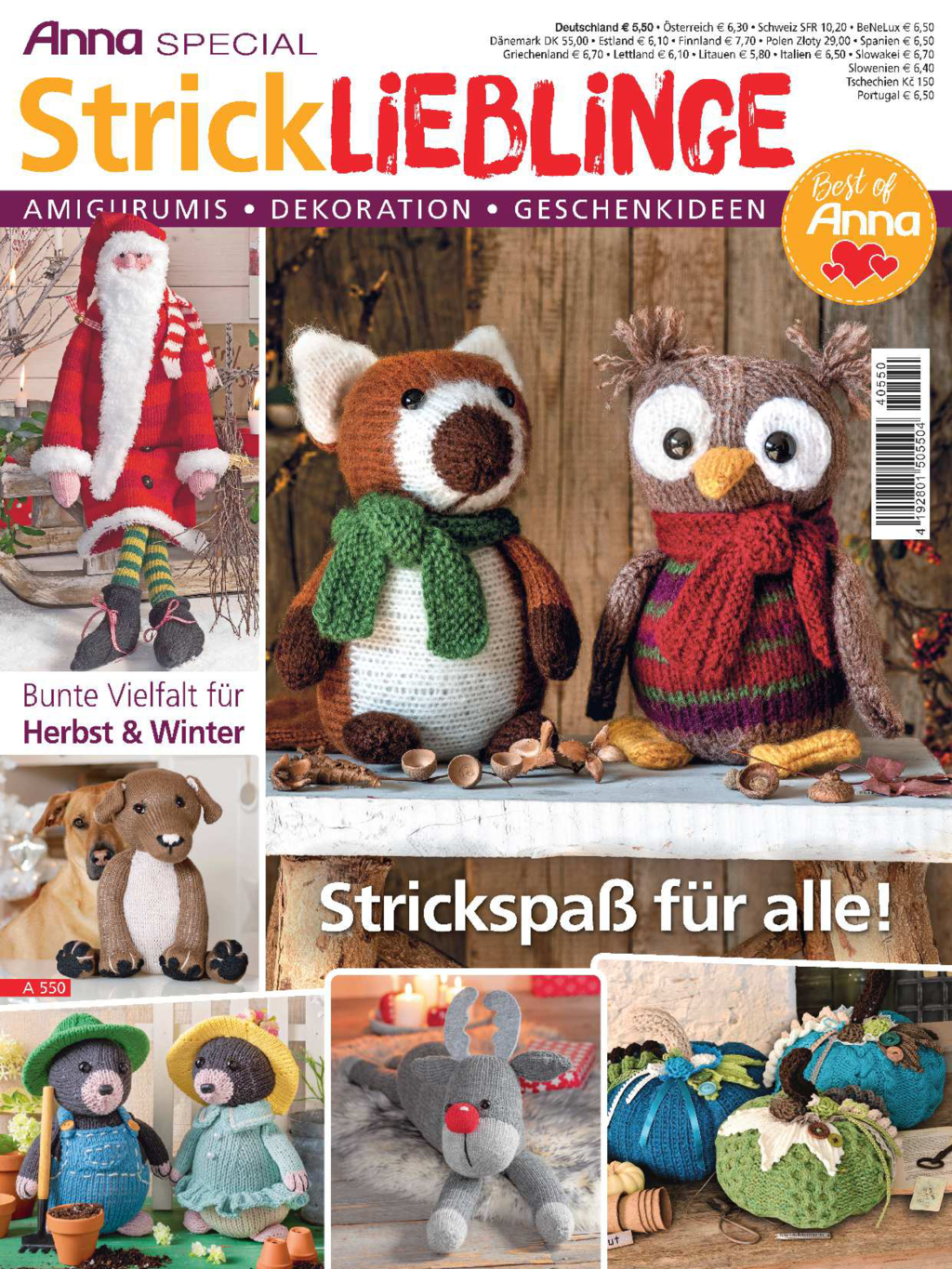 Magazin Produktbild: Anna Special A 550 - Strick-Lieblinge