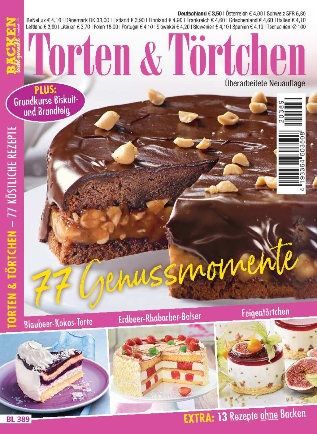 Backen leicht gemacht Sonderheft BL 389 - Torten & Törtchen Magazin Produktbild: Backen leicht gemacht Sonderheft BL 389 - Torten & Törtchen