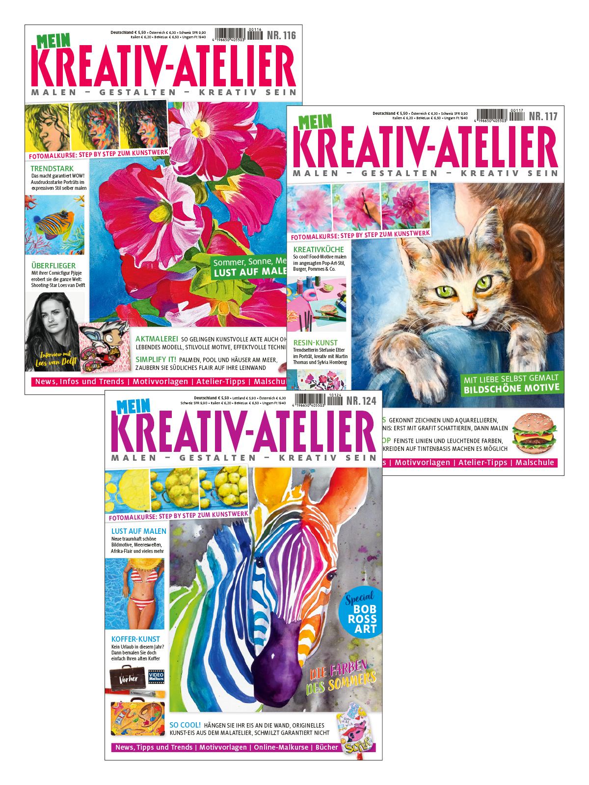 Zeichen Bundle ZBu4/22: Mein Kreativ-Atelier 20 116 + 20 117 + 21 124