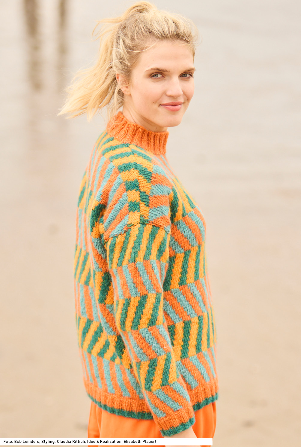 Modellansicht Bild 4: Pullover mit Jacquardmuster