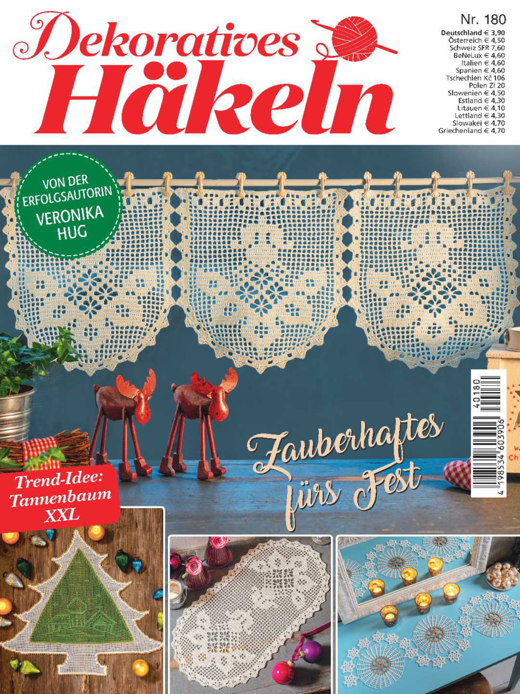Magazin Produktbild: Dekoratives Häkeln Nr. 180 - Zauberhaftes fürs Fest