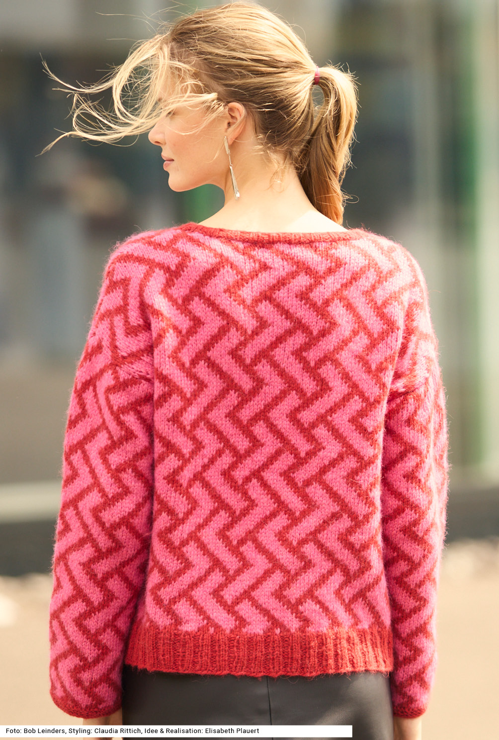 Modellansicht Bild 5: Pulli im Jacquardmuster