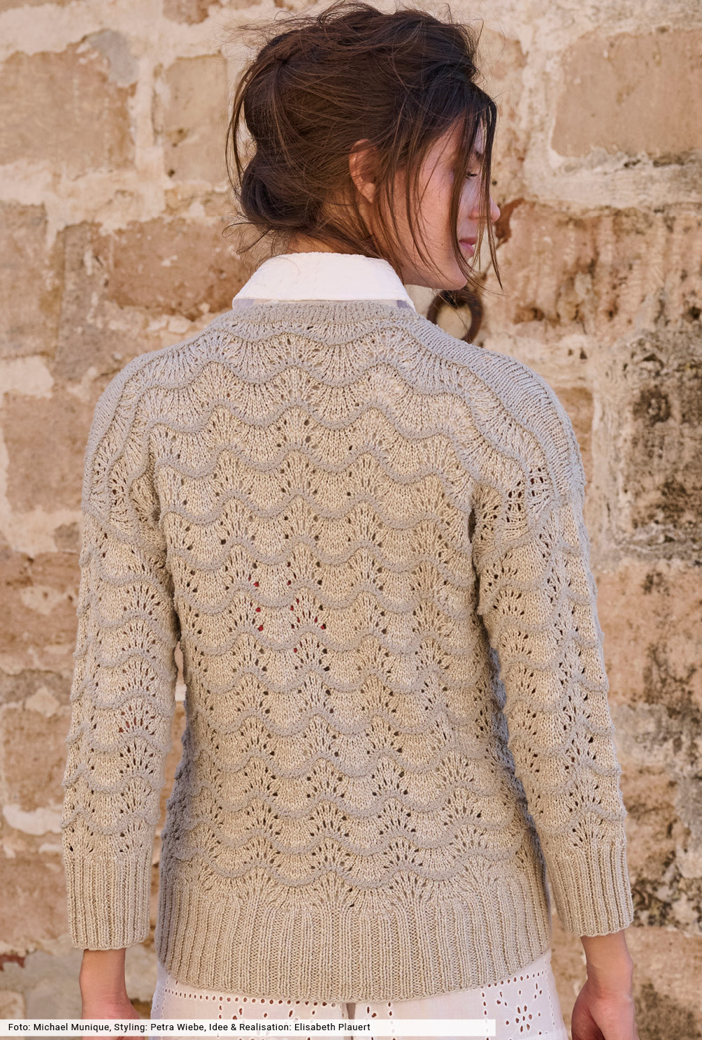 Modellansicht Bild 5: Pulli mit Wellenstrukturen