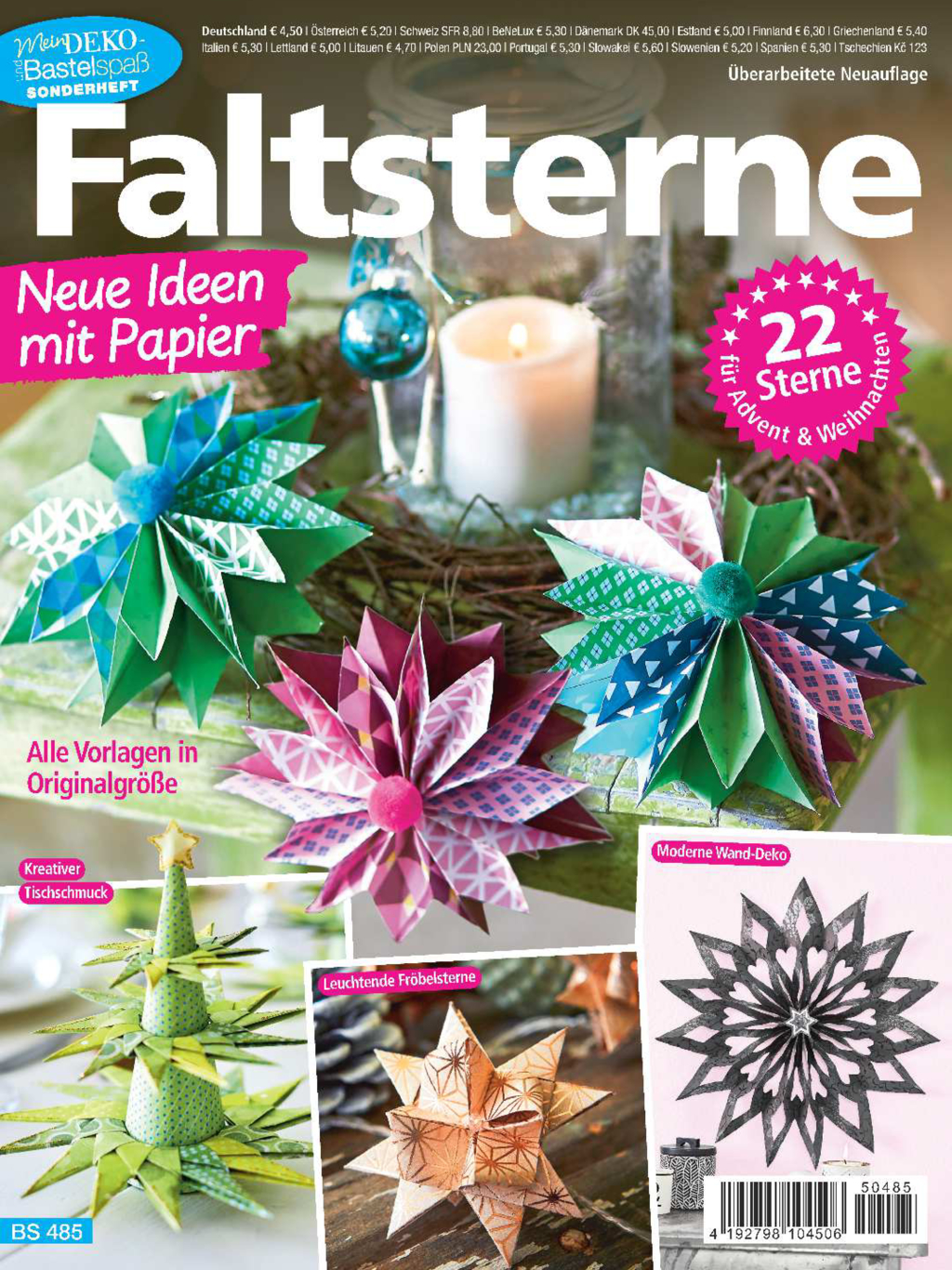 Magazin Produktbild: Mein Deko- und Bastelspaß Sonderheft BS 485 - Faltsterne