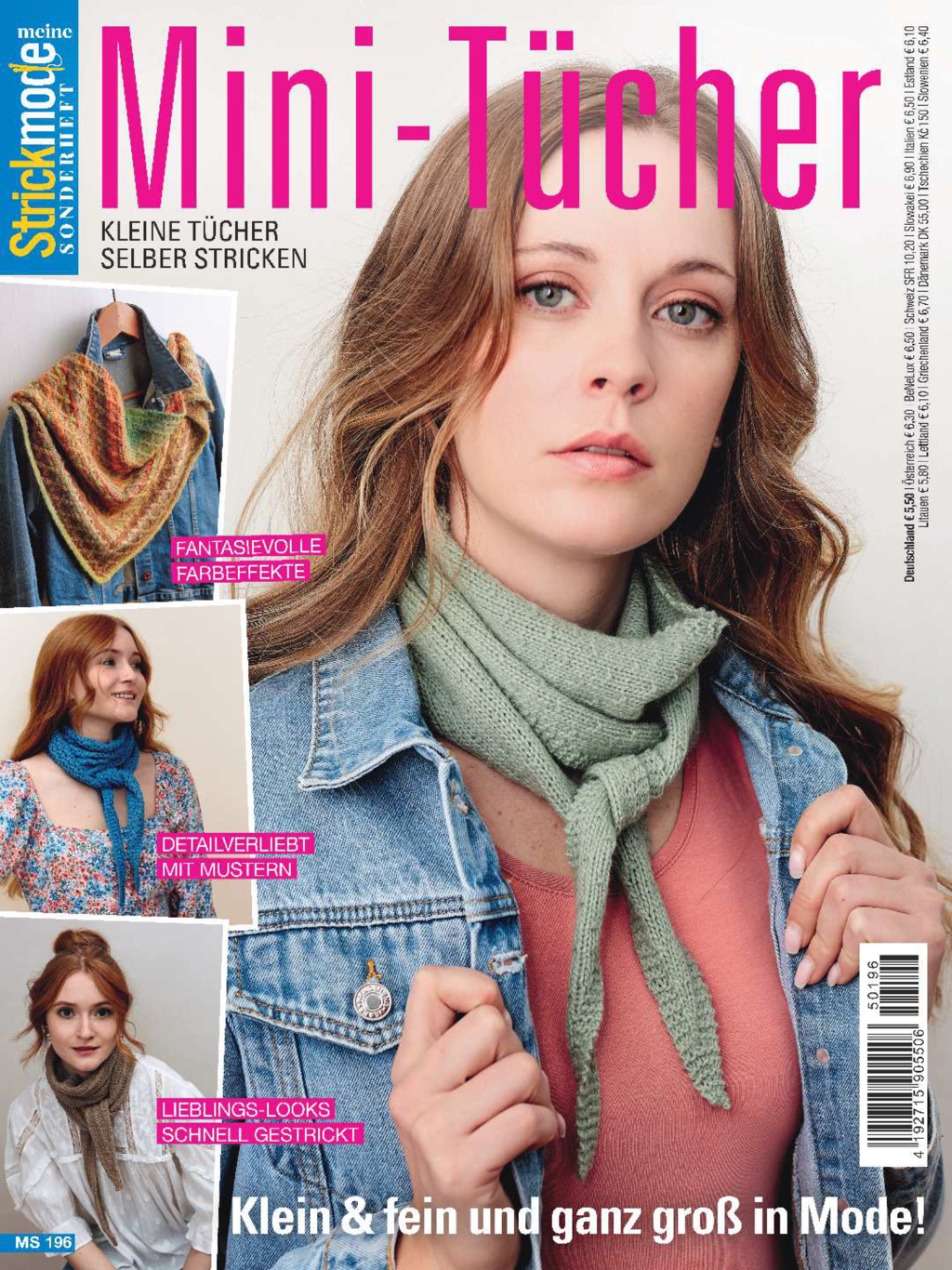 Magazin Produktbild: Meine Strickmode Sonderheft MS 196 - Mini-Tücher