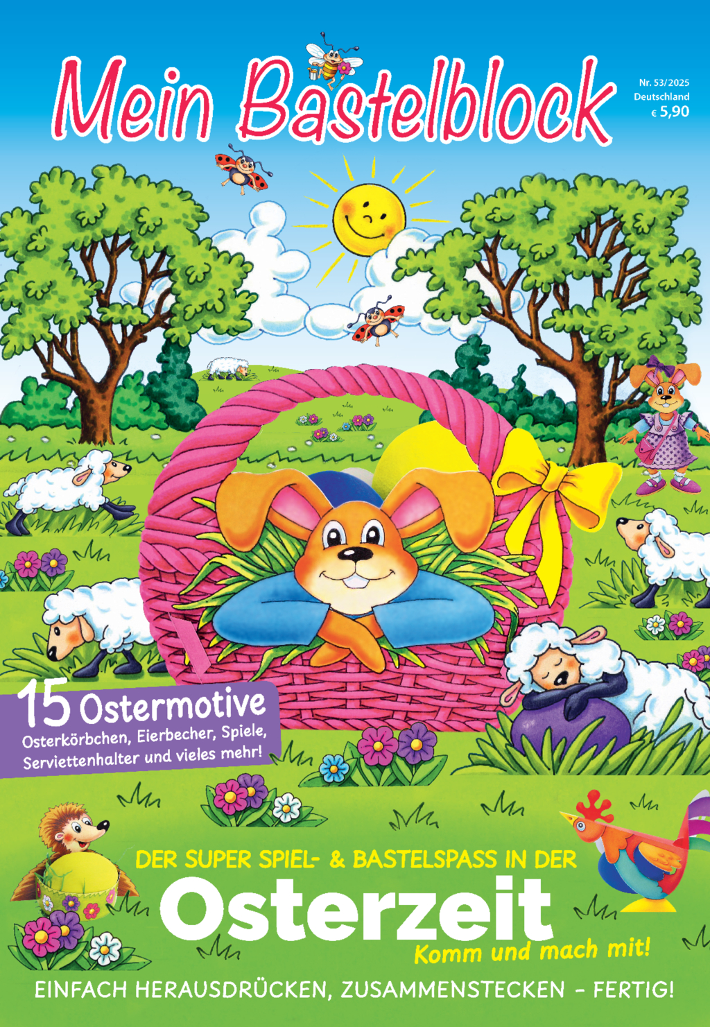 Magazin Produktbild: Mein Bastelblock Nr. 53/2025 - Ostern