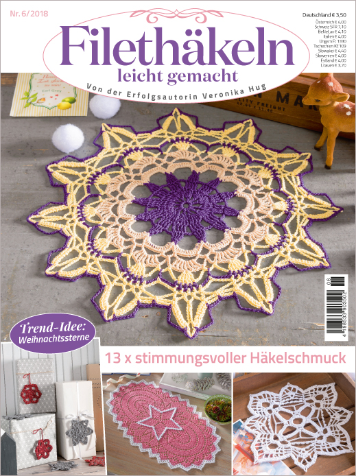 Magazin Produktbild: Filethäkeln leicht gemacht - 13x stimmungsvoller Häkelschmuck