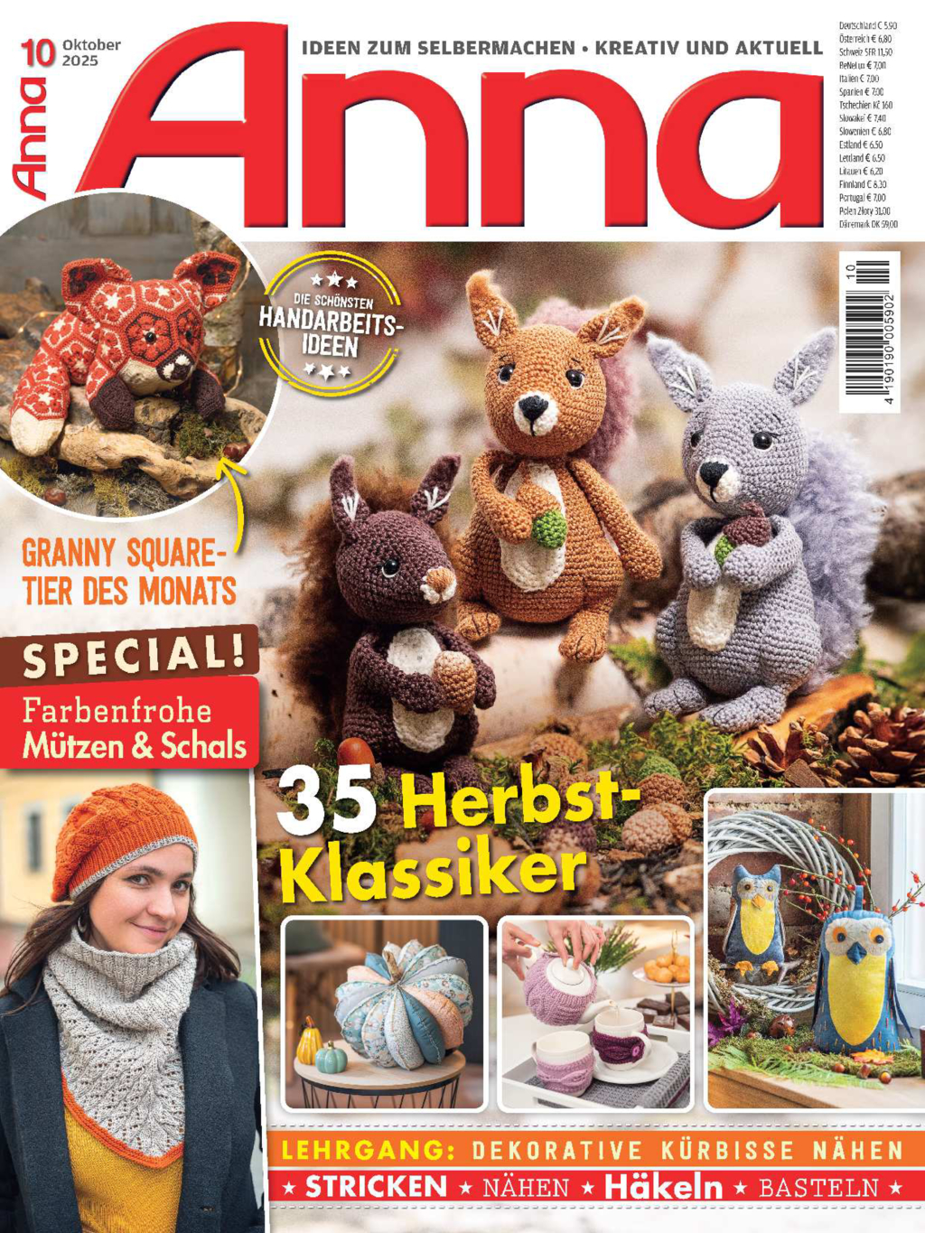Magazin Produktbild: Anna Nr. 10/2025 - 35 Herbst-Klassiker