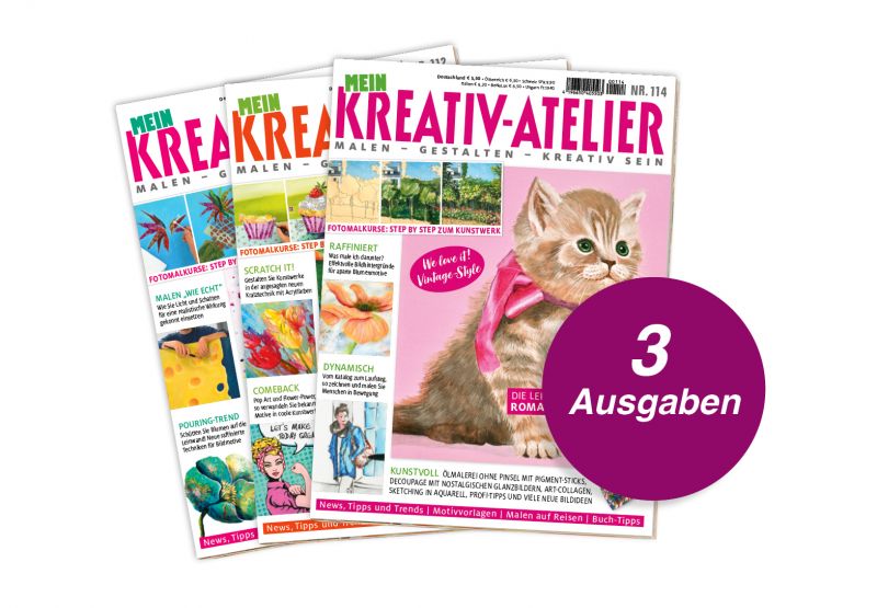 Mein KreativAtelier 3 Ausgaben Testabo Mein KreativAtelier 3 Ausgaben Testabo